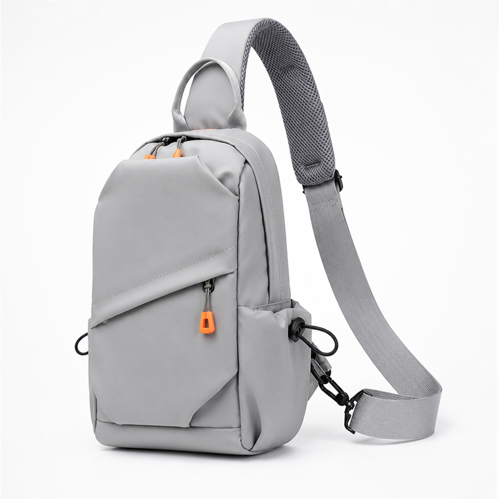 Water-Resistant Compact Crossbody Sling Bag