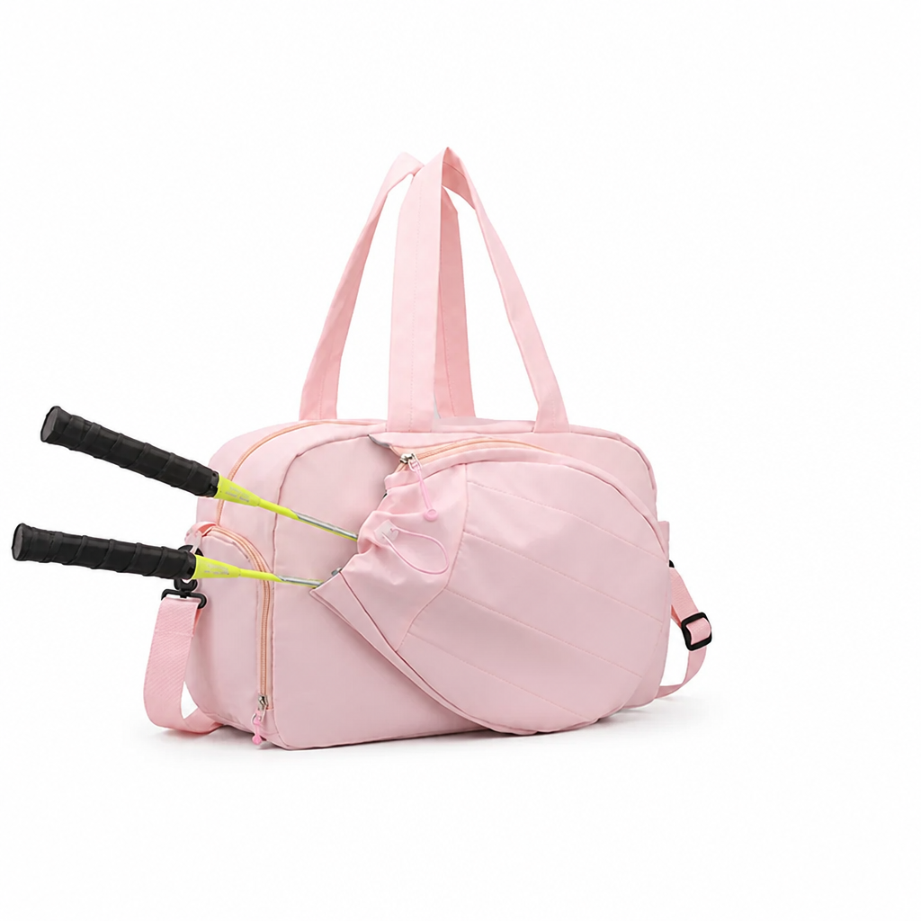 Water-Resistant Dual Racket Tennis Bag (Padded Straps)