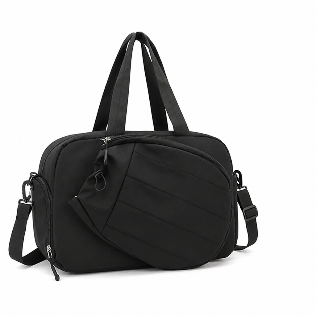 Water-Resistant Dual Racket Tennis Bag (Padded Straps)