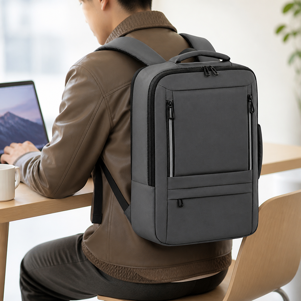 Water-Resistant Ergonomic Laptop Backpack