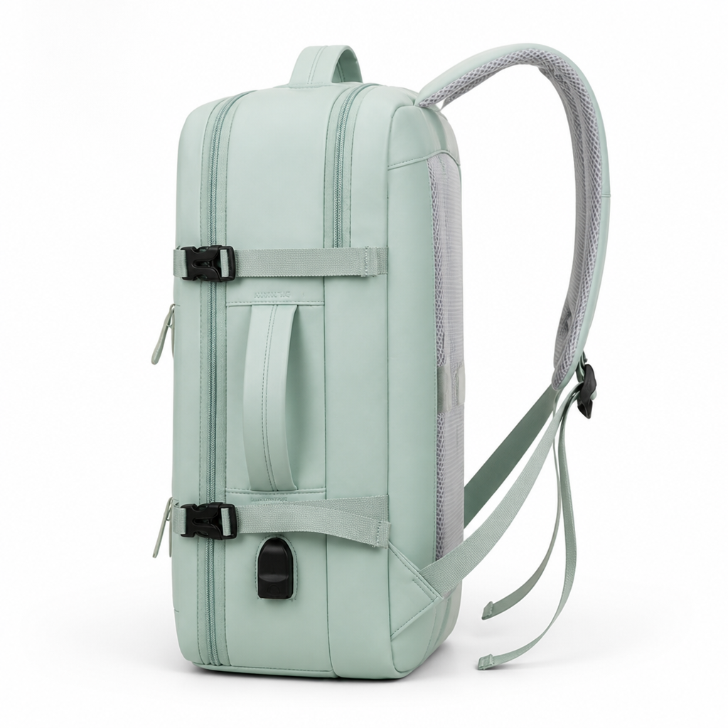 Water-Resistant Fabric, Padded Straps & Breathable Back Laptop Backpack (Fits Up To 38 cm)