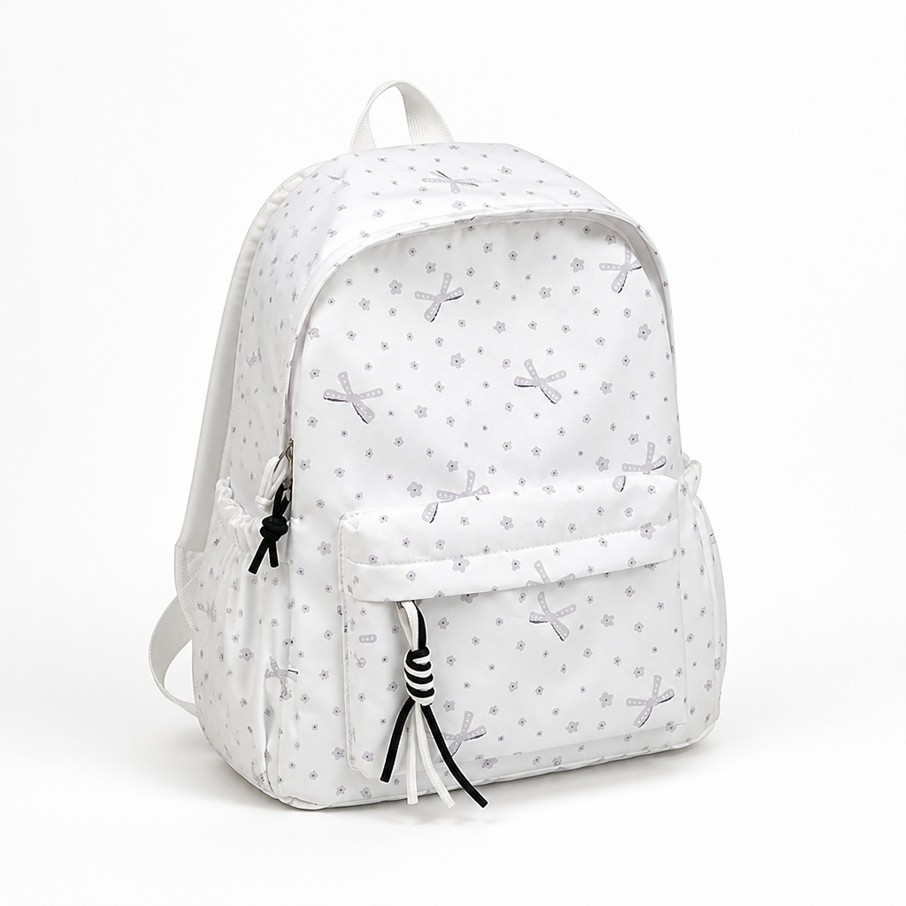 Water-Resistant Floral Backpack (Padded Straps)