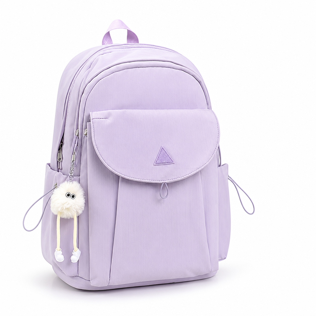 Water-Resistant & Lightweight School Backpack (Padded Back Panel)