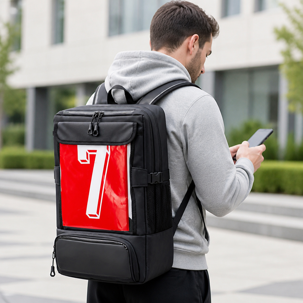 Water-Resistant Multi-Compartment Backpack (Laptop Sleeve)