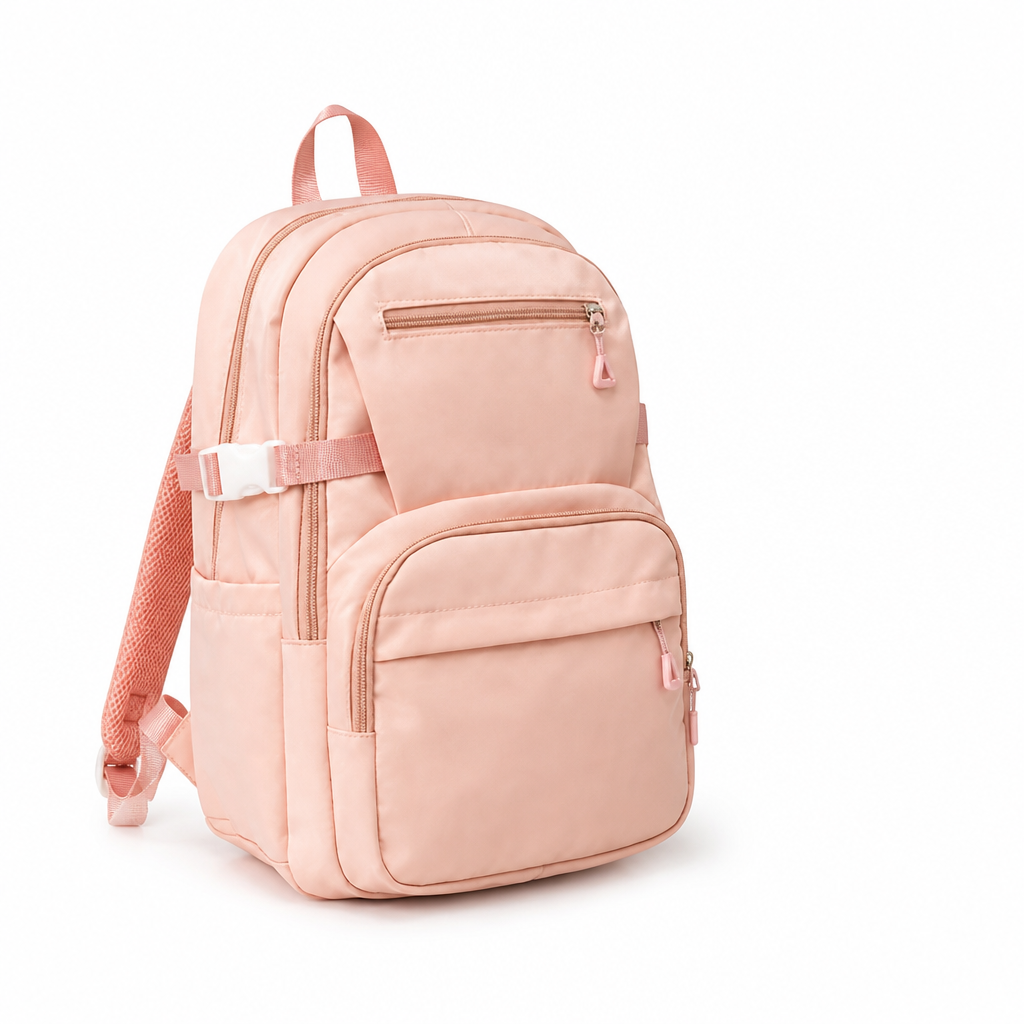 Water-Resistant Multi-Compartment Backpack (Padded Straps)