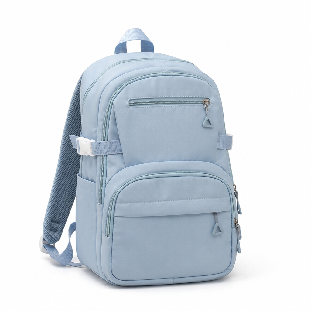 Water-Resistant Multi-Compartment Backpack (Padded Straps)