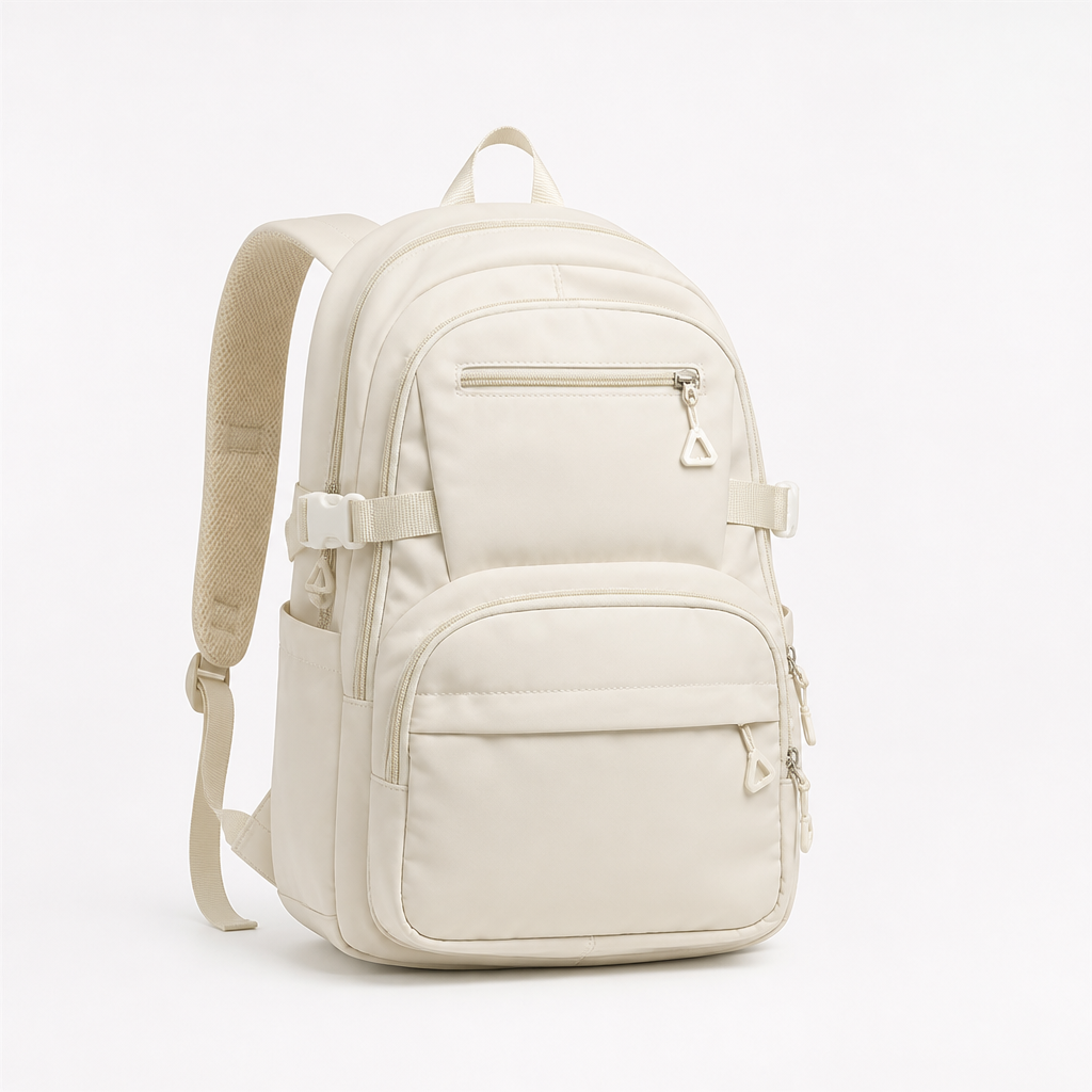 Water-Resistant Multi-Compartment Backpack (Padded Straps)