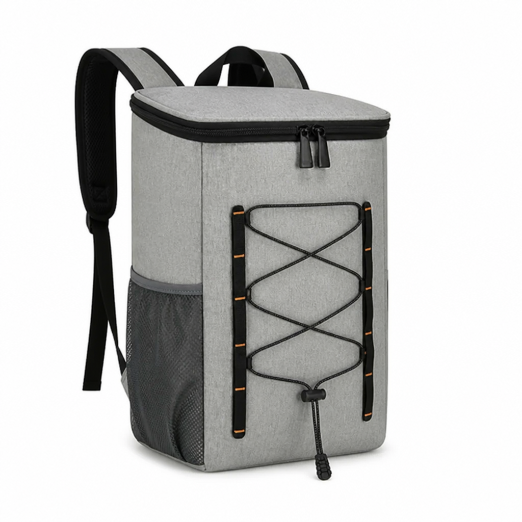 Water-Resistant Multi-Compartment Backpack With Padded Straps