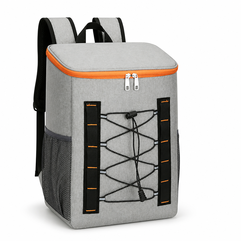 Water-Resistant Multi-Compartment Backpack With Padded Straps