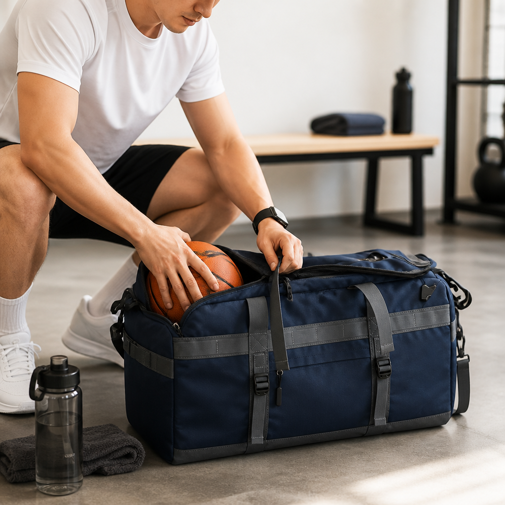 Water-Resistant & Multi-Compartment Duffel Bag