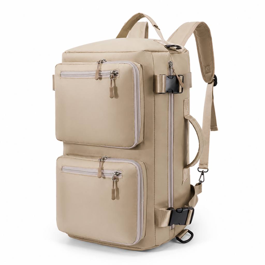 Water-Resistant Multi-Compartment Ergonomic Travel Backpack