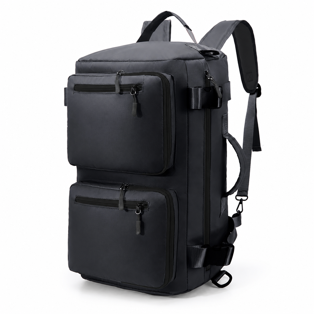 Water-Resistant Multi-Compartment Ergonomic Travel Backpack