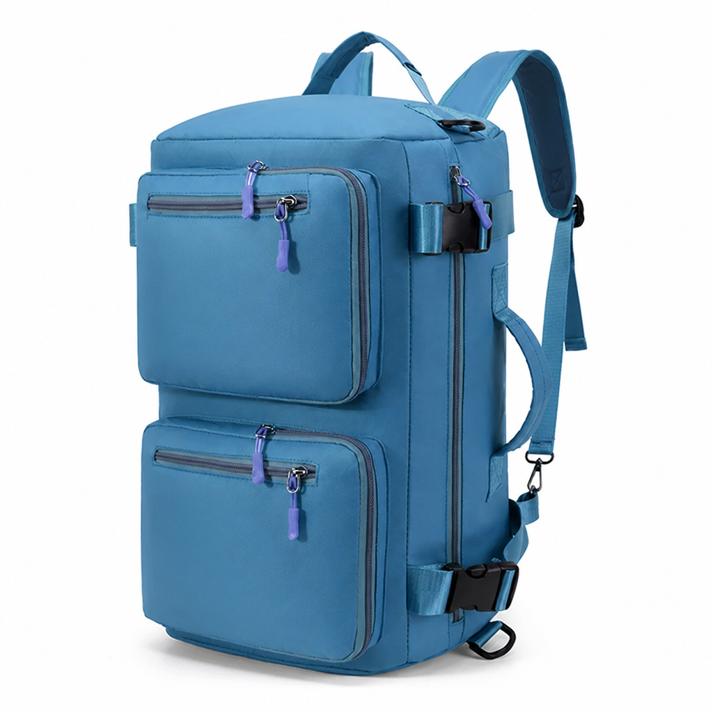 Water-Resistant Multi-Compartment Ergonomic Travel Backpack