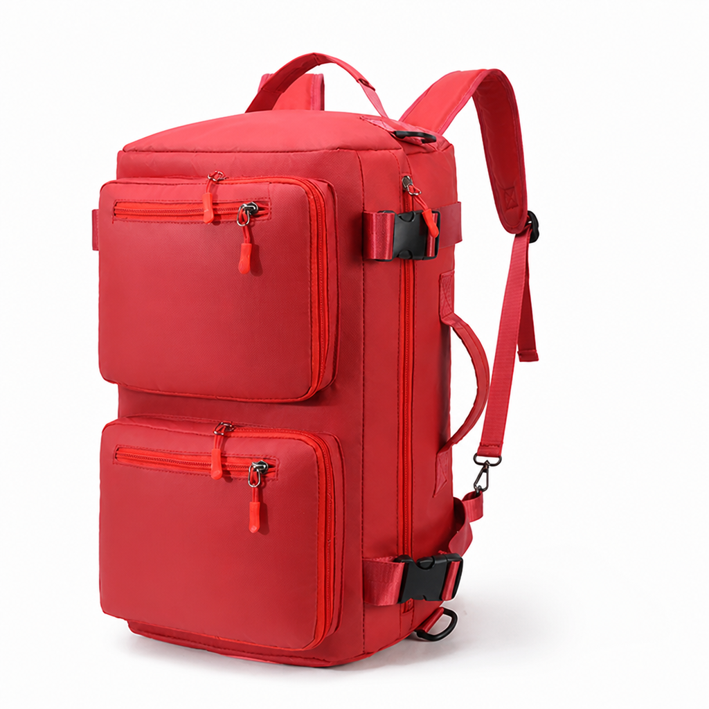 Water-Resistant Multi-Compartment Ergonomic Travel Backpack