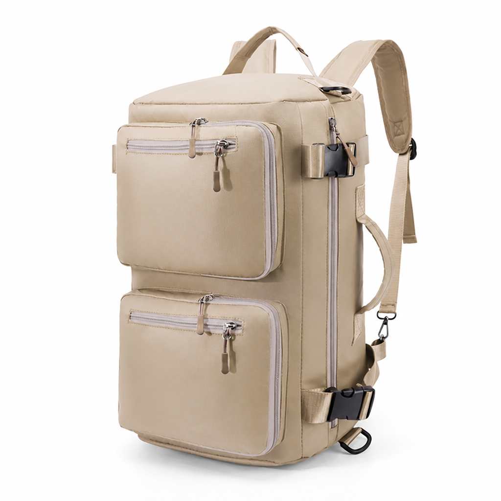 Water-Resistant Multi-Compartment Ergonomic Travel Backpack