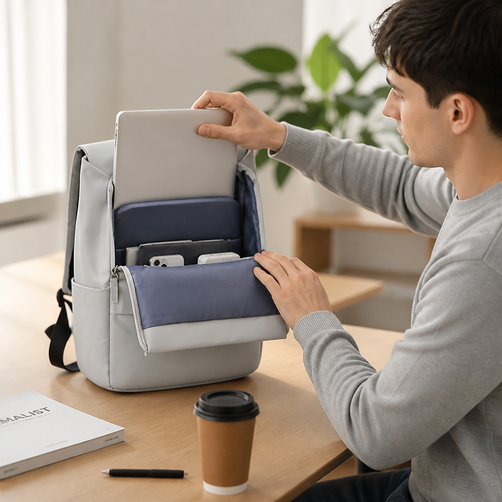 Water-Resistant Multi-Compartment Laptop Backpack