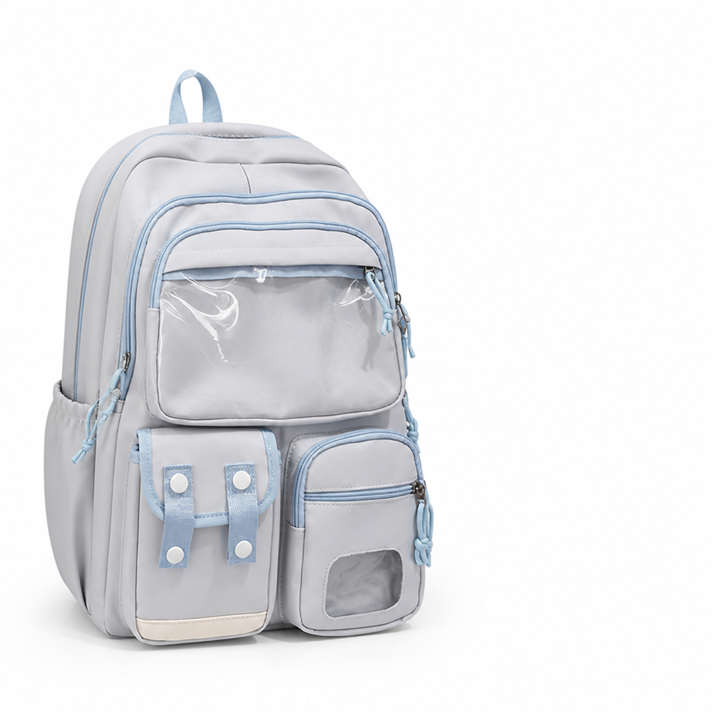 Water-Resistant Multi-Compartment School Backpack