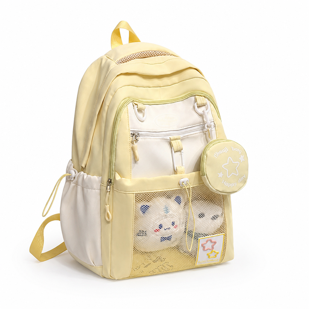Water-Resistant Multi-Compartment School Backpack (Laptop Sleeve)