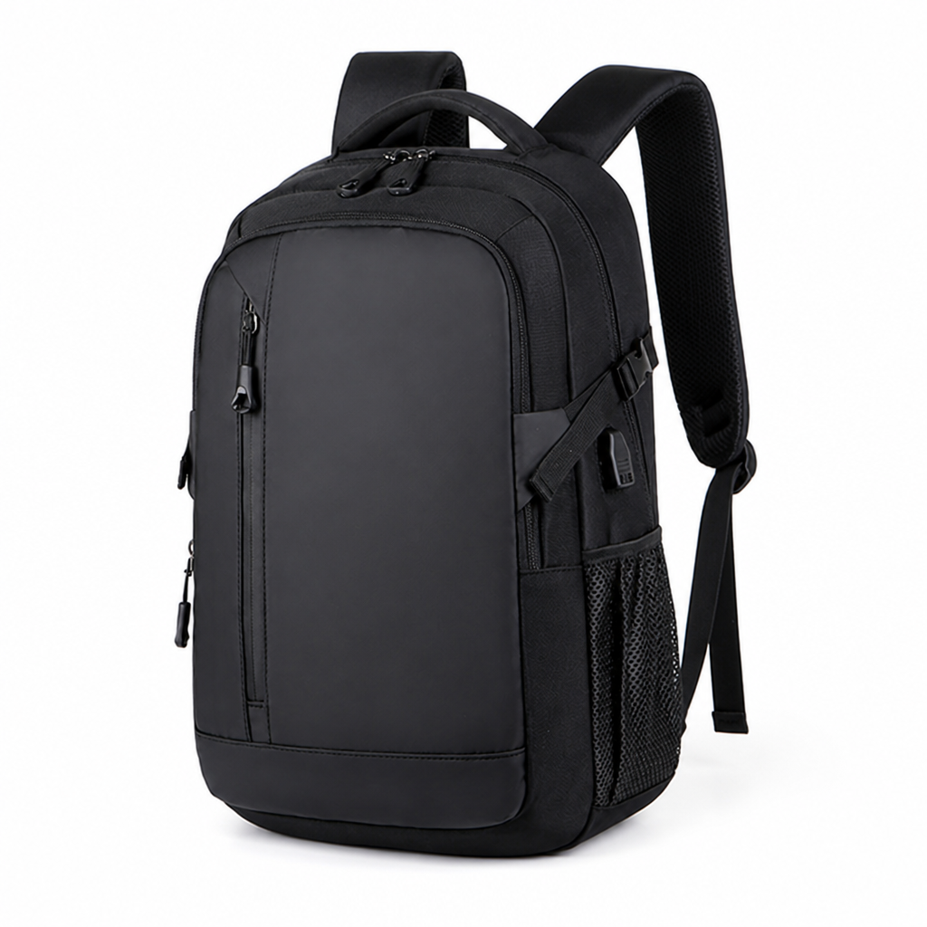 Water-Resistant Multi-Compartment Travel Backpack