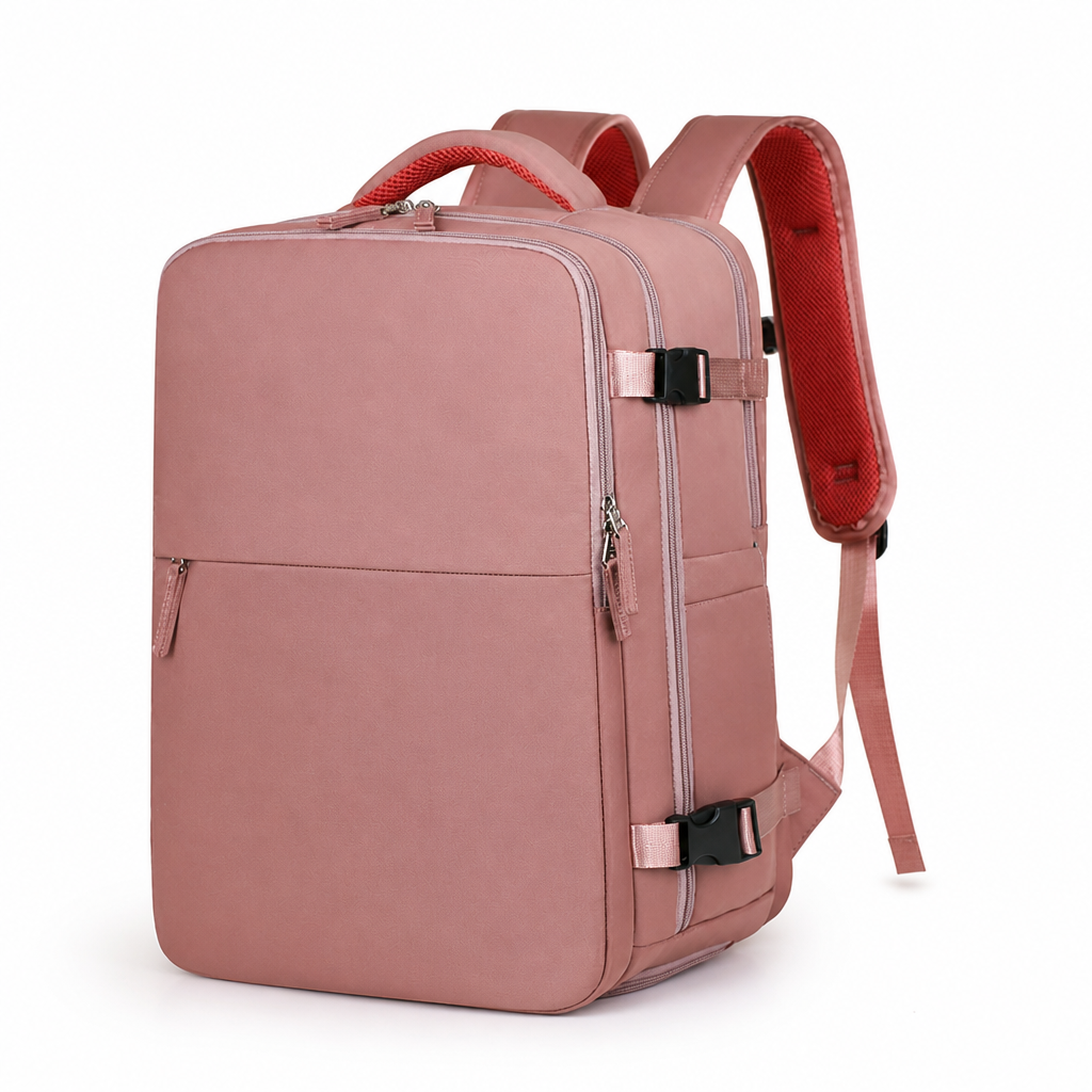 Water-Resistant Multi-Pocket Travel Backpack