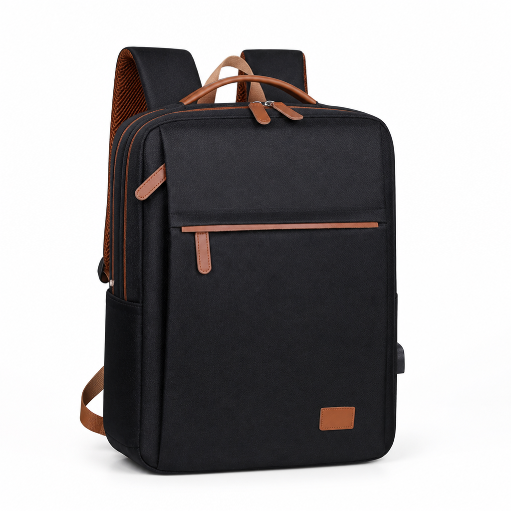 Water-Resistant Organizer Laptop Backpack (Fits 15.6-Inch Laptop)