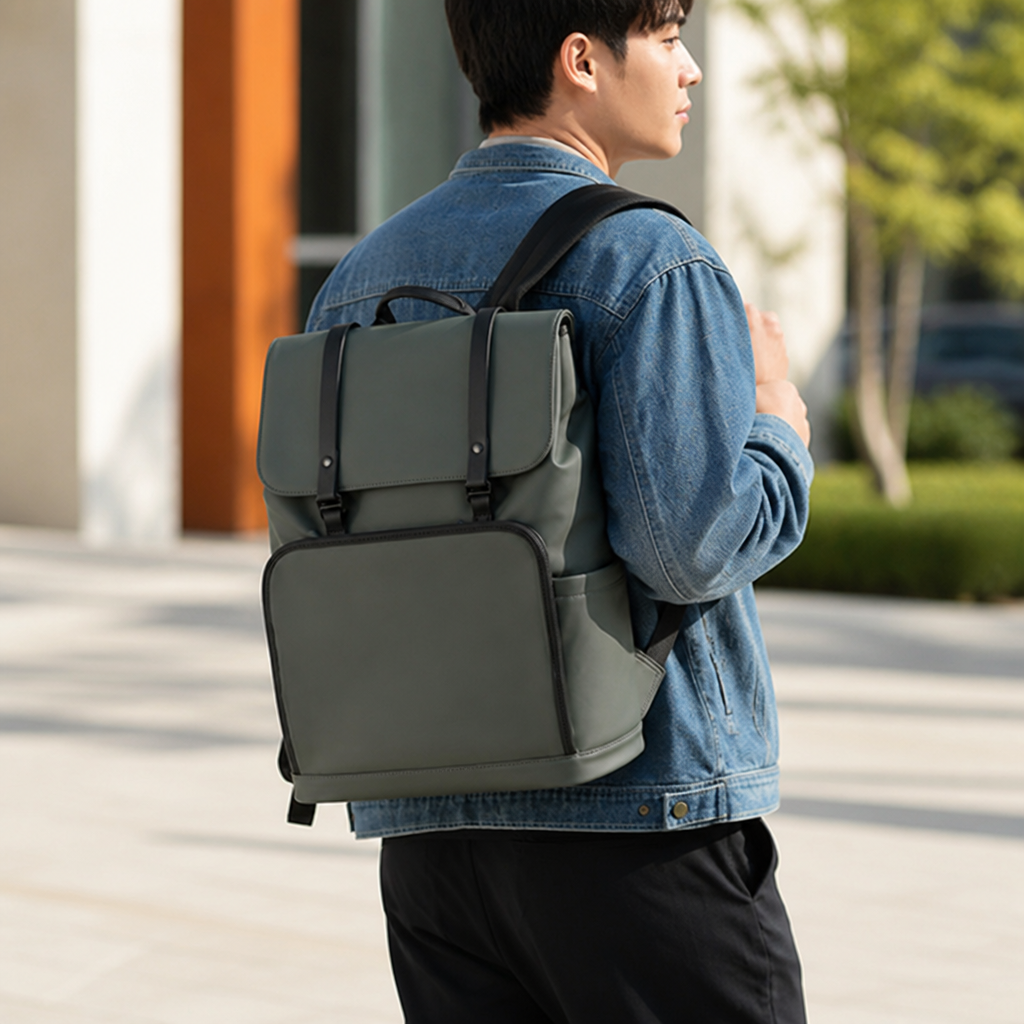 Water-Resistant Padded 15-Inch Laptop Backpack