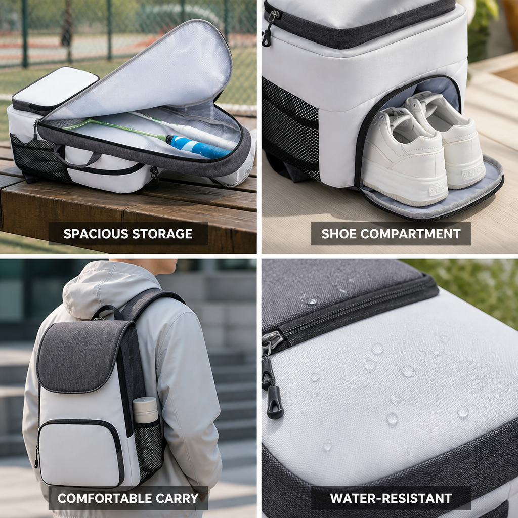 Water-Resistant Padded Back & Straps Travel Backpack