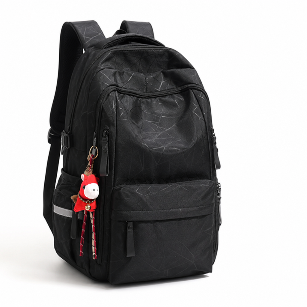 Water-Resistant Padded Laptop Backpack (Multi-Compartment)