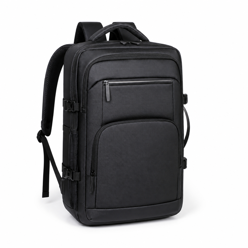 Water-Resistant Padded Laptop & Multi-Compartment Travel Backpack