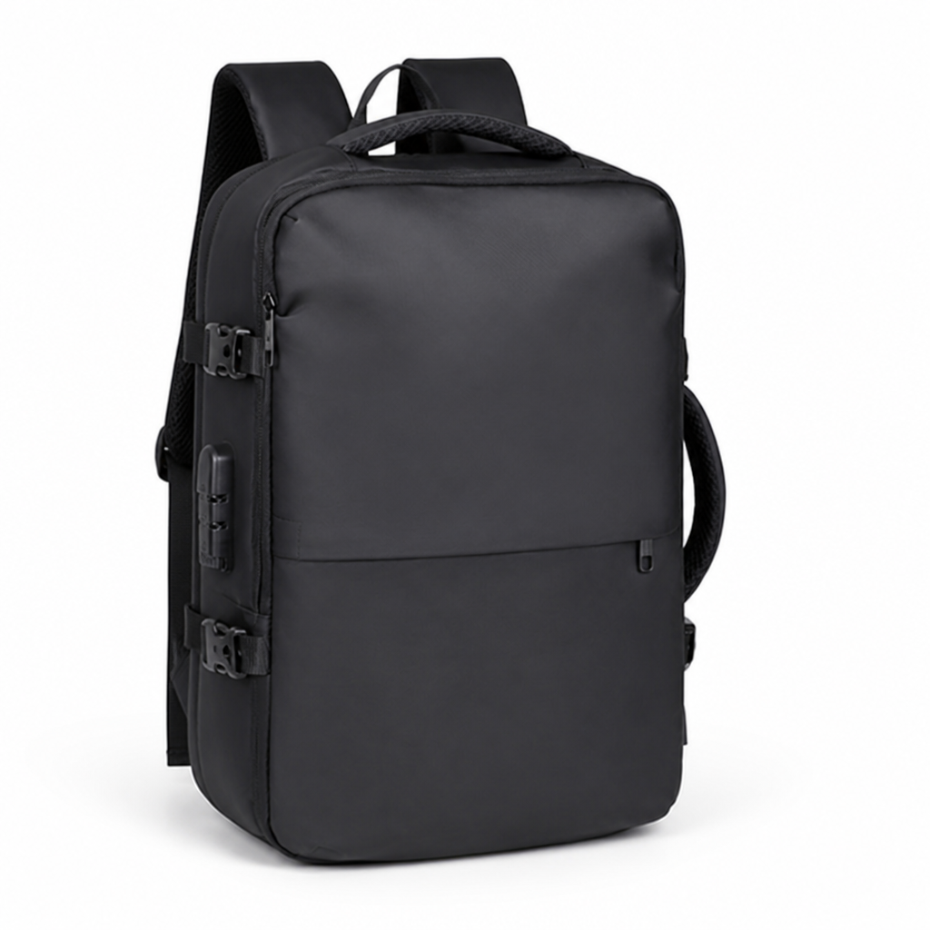 Water-Resistant Padded Laptop & USB Charging Travel Backpack