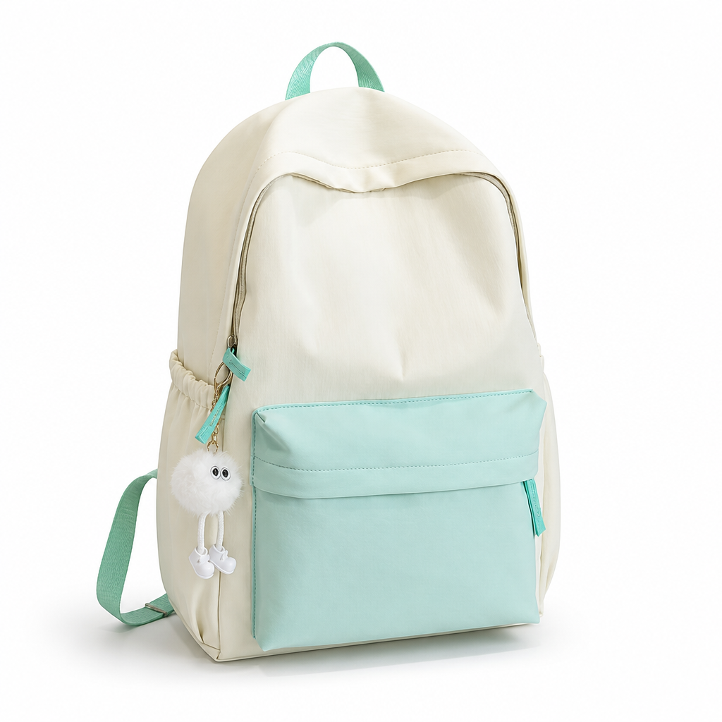 Water-Resistant Padded-Strap Backpack (School & Travel)