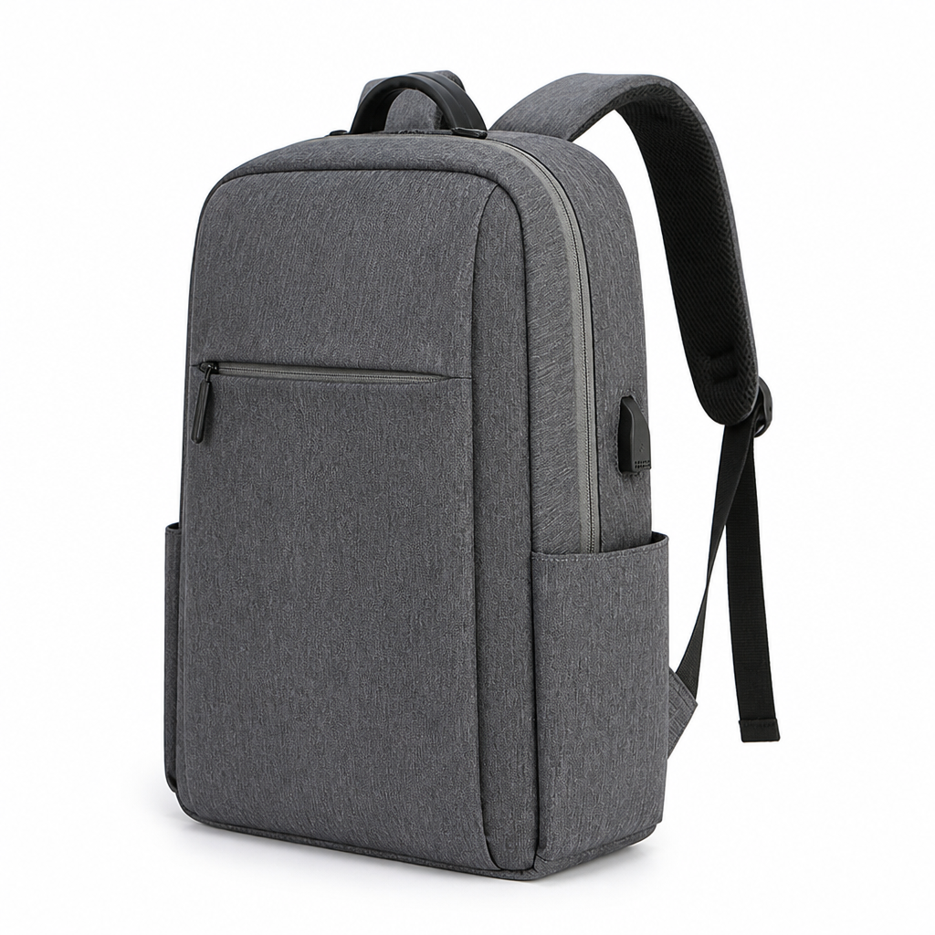 Water-Resistant Padded Strap Laptop Backpack (Fits 15.6 in)