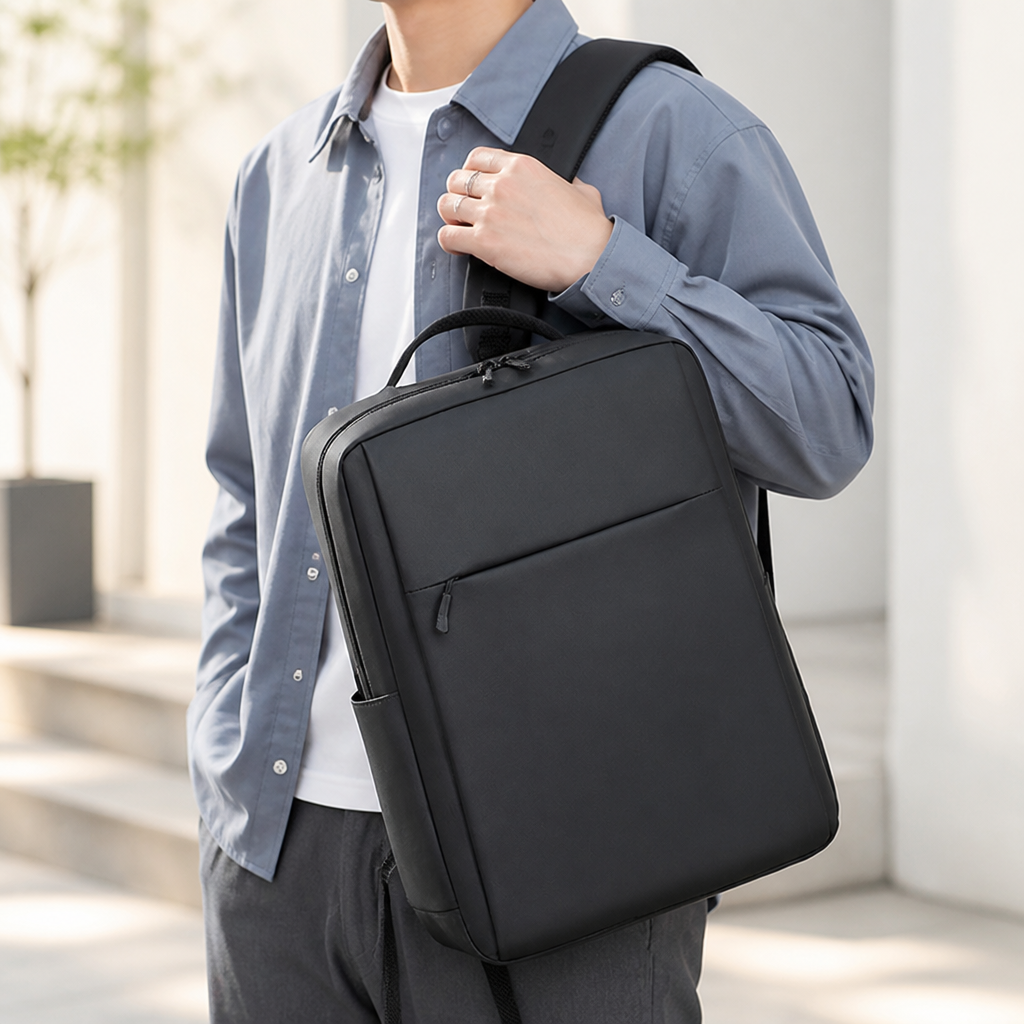 Water-Resistant Slim & Ergonomic Laptop Backpack (Fits 15.6")