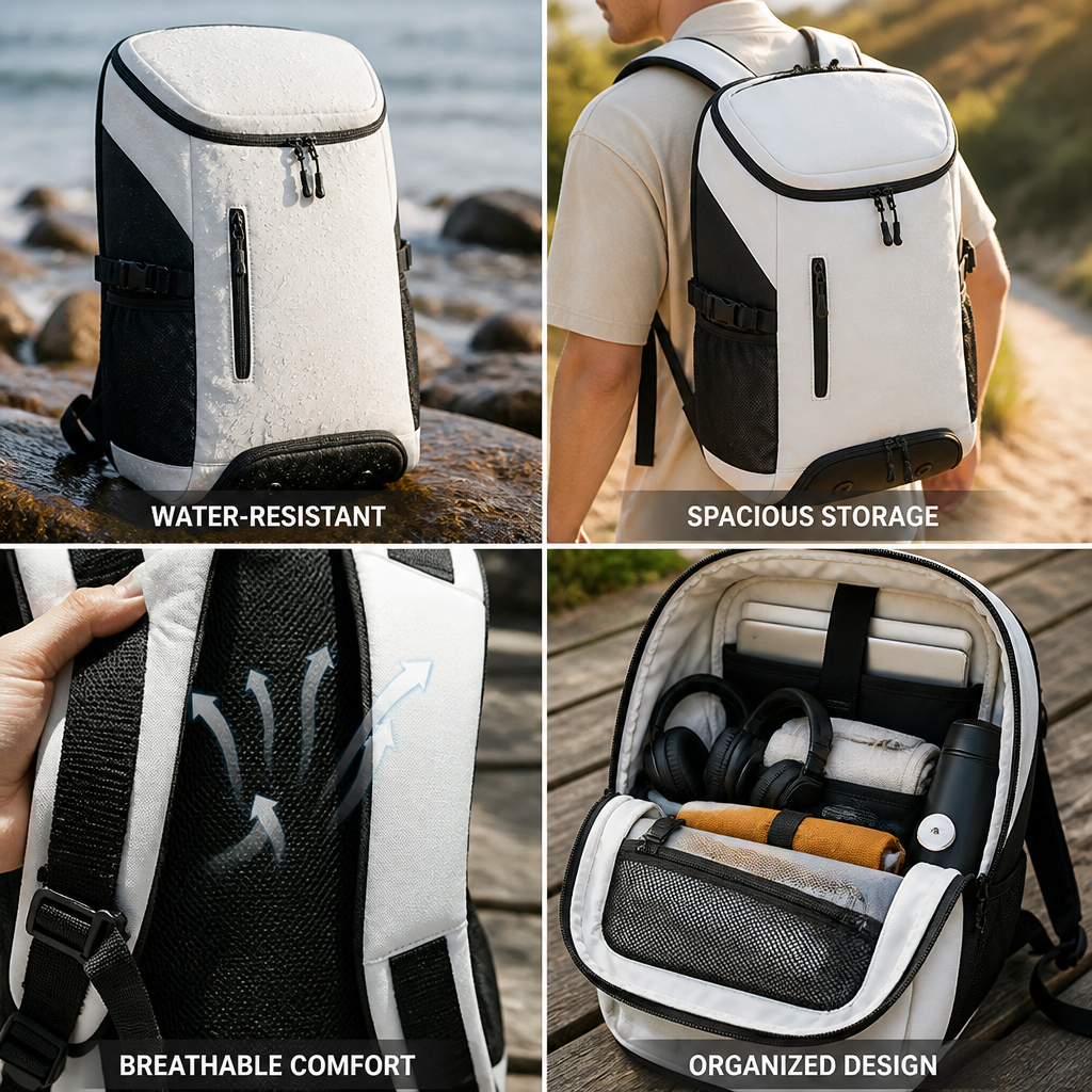 Water-Resistant Spacious Ergonomic Sports Backpack