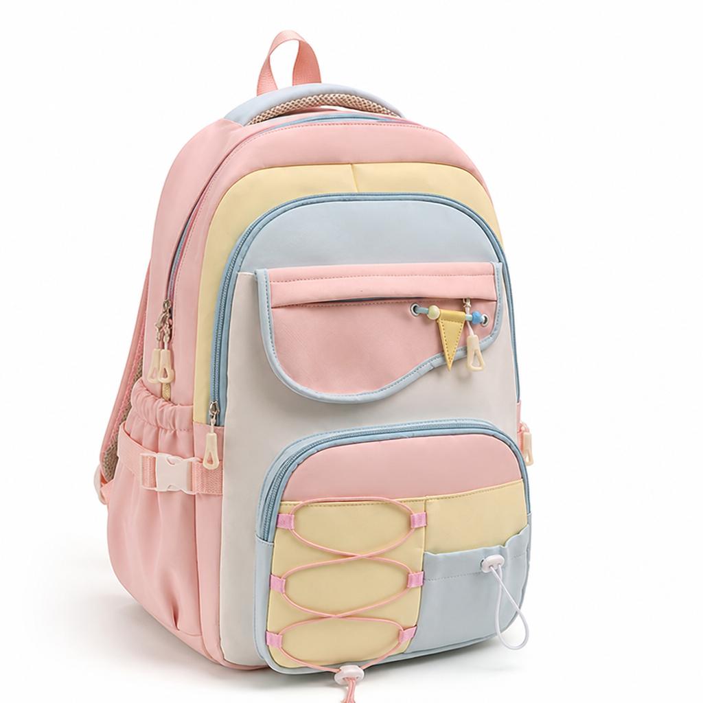 Water-Resistant Spacious School Backpack (Padded Straps)