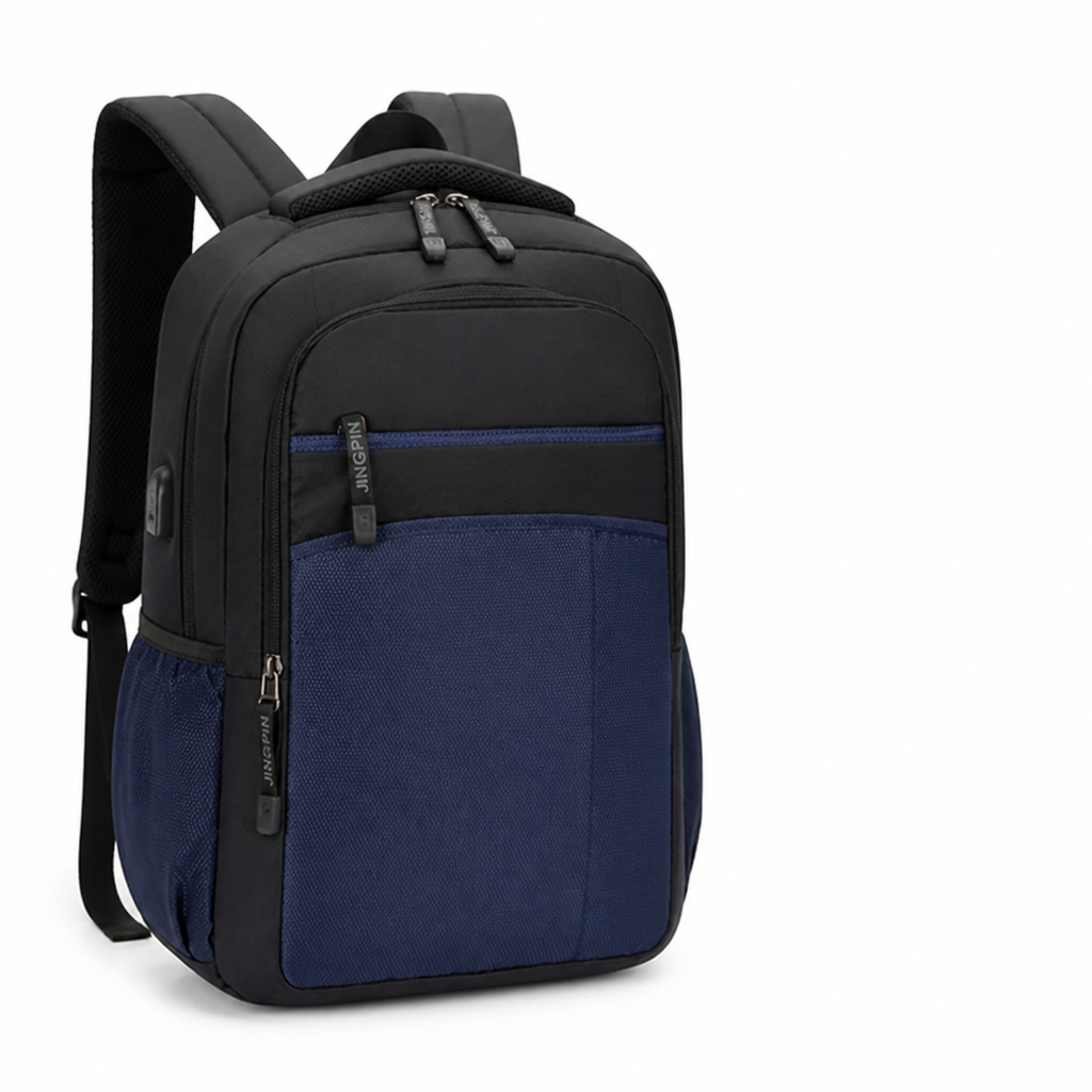 Water-Resistant USB Charging Laptop Backpack (Fits 15.6in)