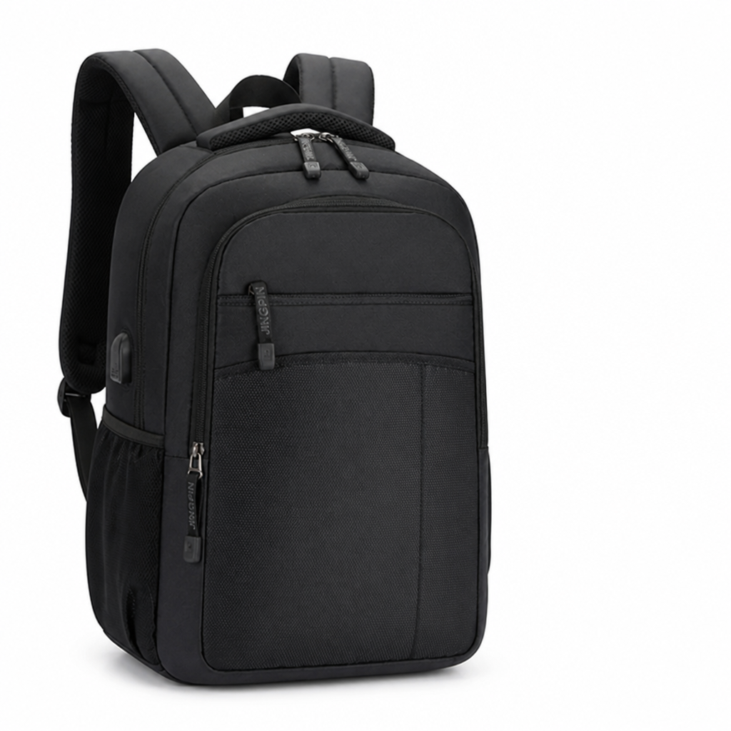 Water-Resistant USB Charging Laptop Backpack (Fits 15.6in)
