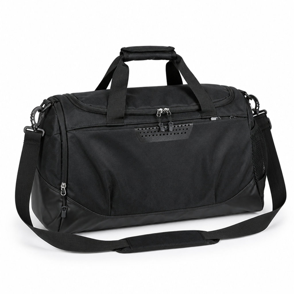 Water-Resistant & Ventilated Gym Duffle Bag (Detachable Strap)