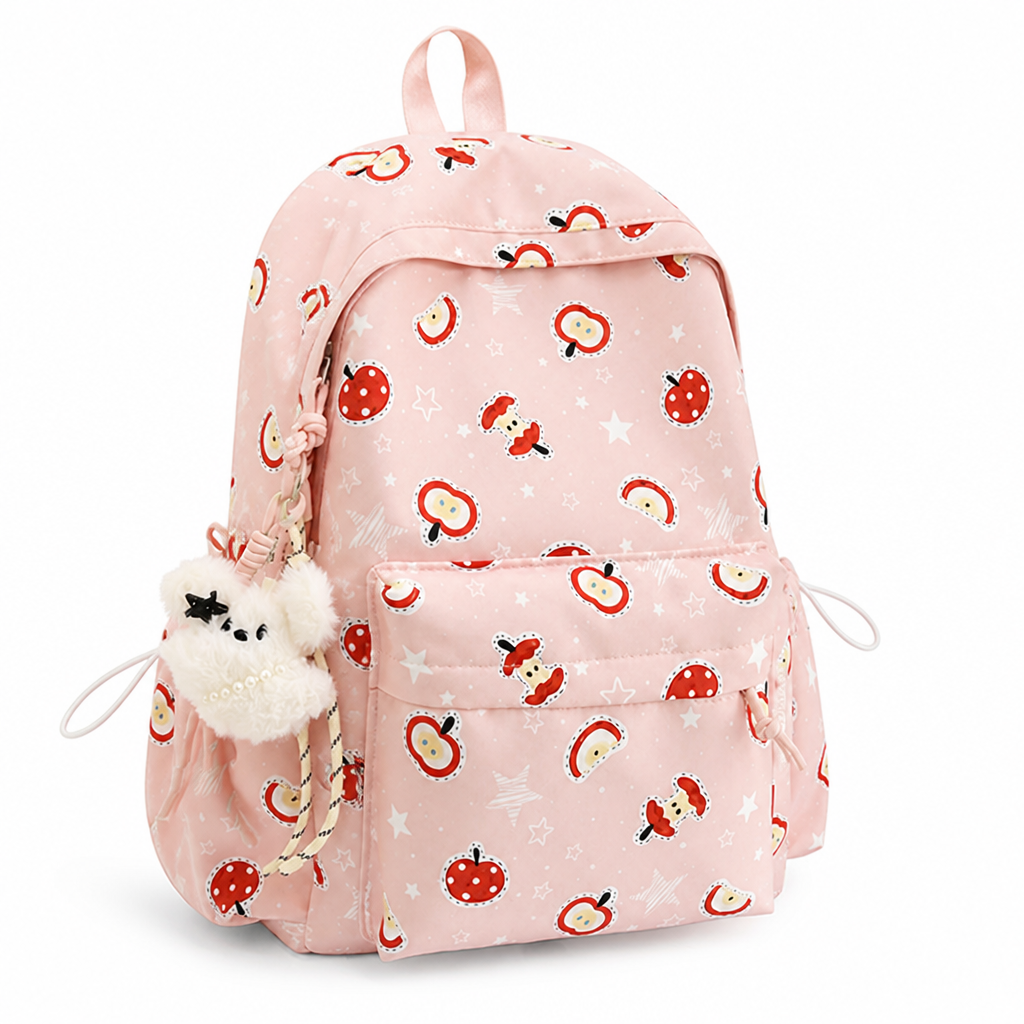 Waterproof Character-Print School Backpack