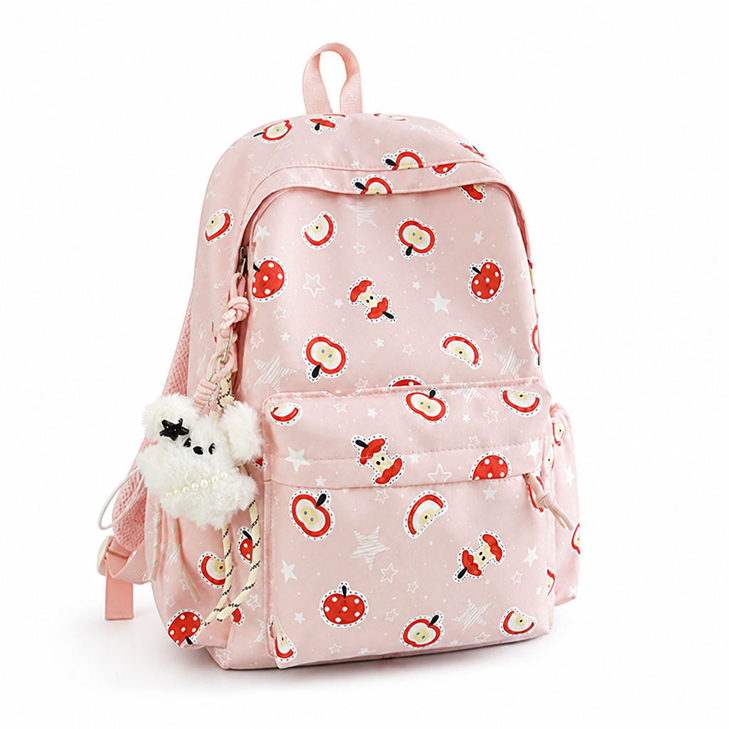 Waterproof Character-Print School Backpack