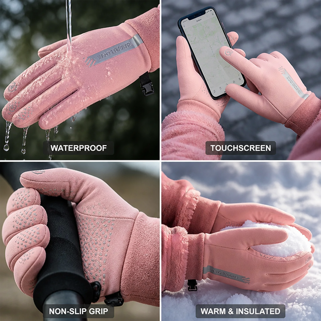 Waterproof Conductive Touchscreen Gloves