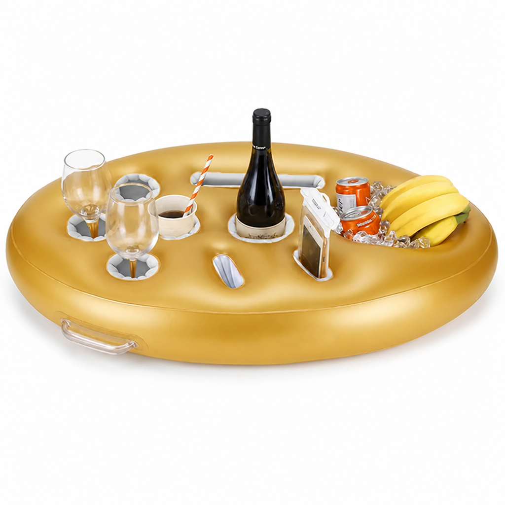 Waterproof Inflatable Multi-Compartment Beverage & Snack Bar