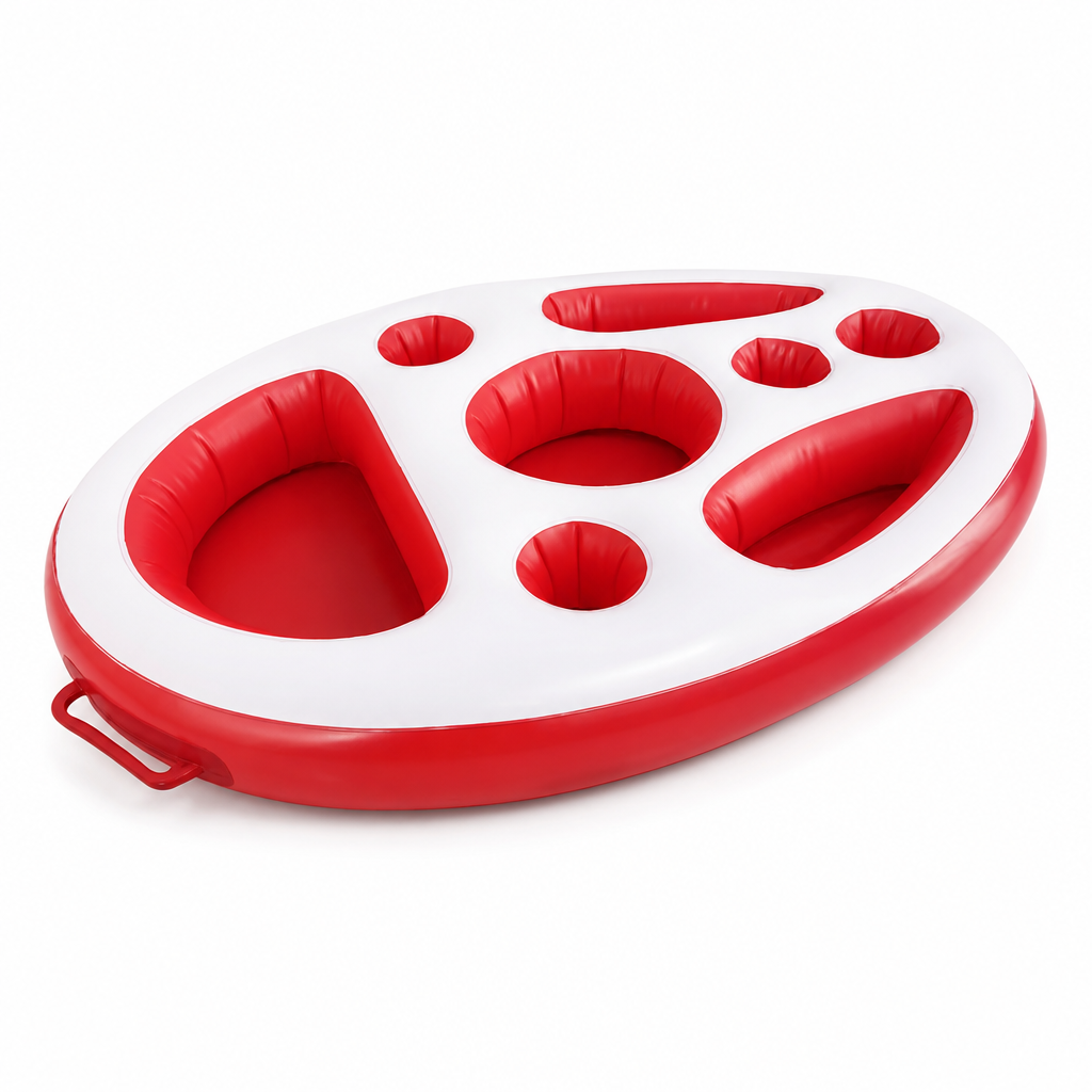 Waterproof Inflatable Multi-Compartment Beverage & Snack Bar