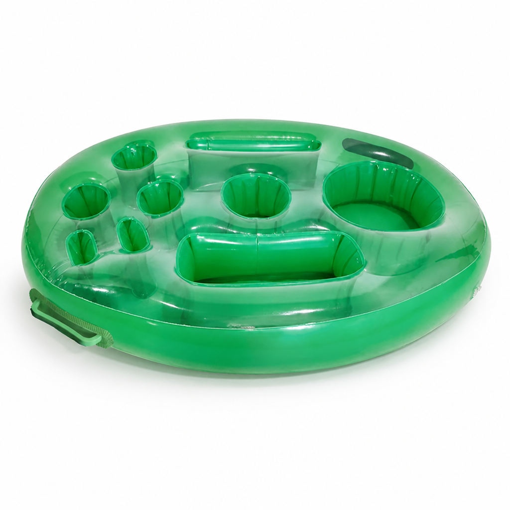 Waterproof Inflatable Multi-Compartment Beverage & Snack Bar