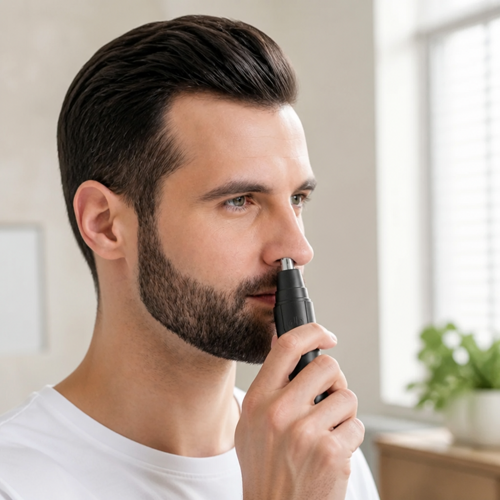 Waterproof LED Stainless Steel Nose, Ear & Eyebrow Trimmer
