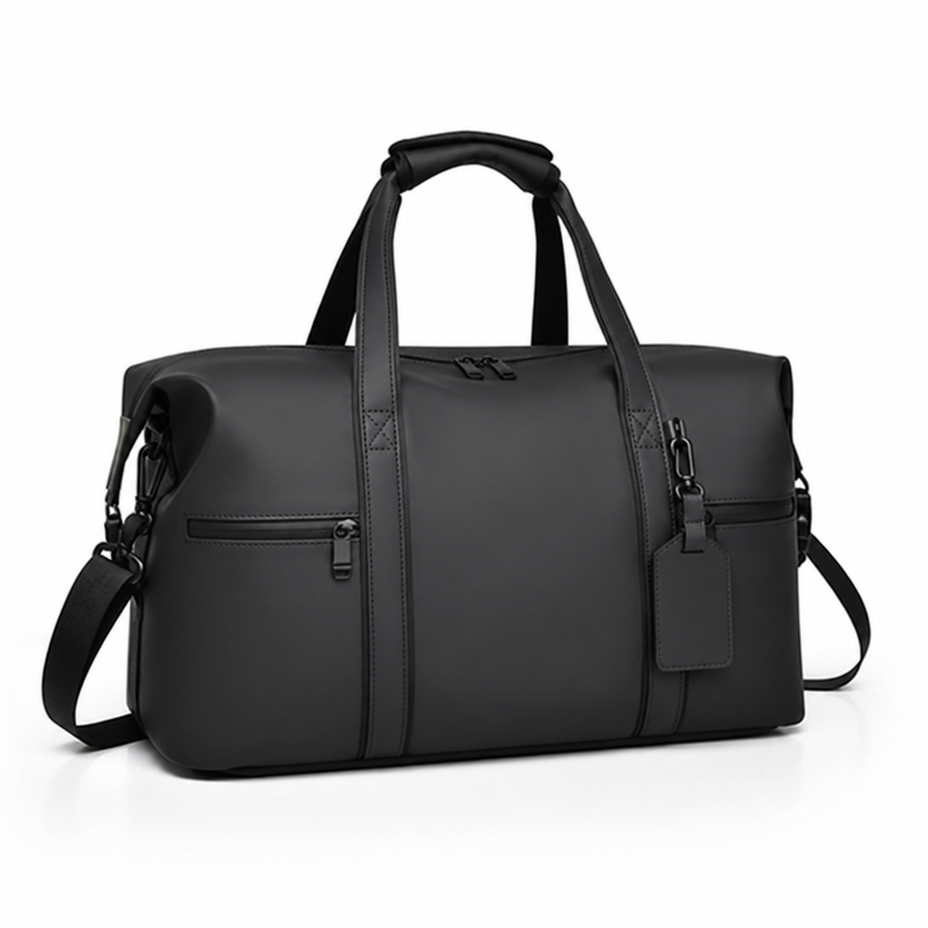 Waterproof Multi-Compartment Duffel Bag (Padded Handles & Adjustable Strap)