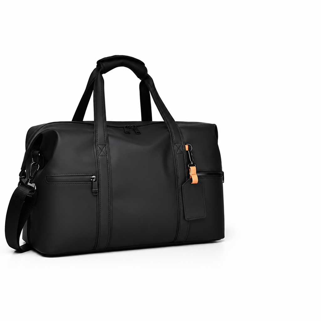 Waterproof Multi-Compartment Duffel Bag (Padded Handles & Adjustable Strap)