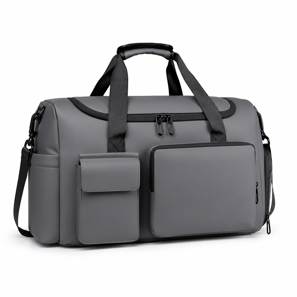 Waterproof Multi-Pocket Duffel Bag (Detachable Strap)