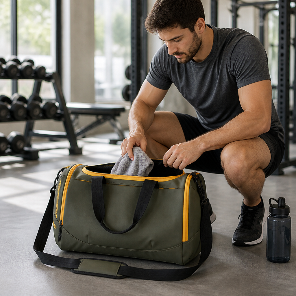 Waterproof Multi-Pocket Sports Duffel Bag