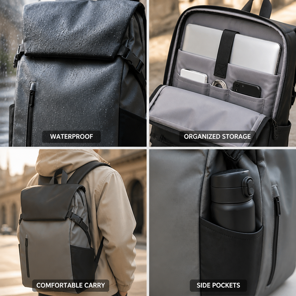 Waterproof Padded Laptop Backpack